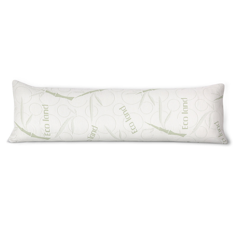 Giselle Bedding Body Support Pillow Bamboo Cover PILLOW-BODY-WH