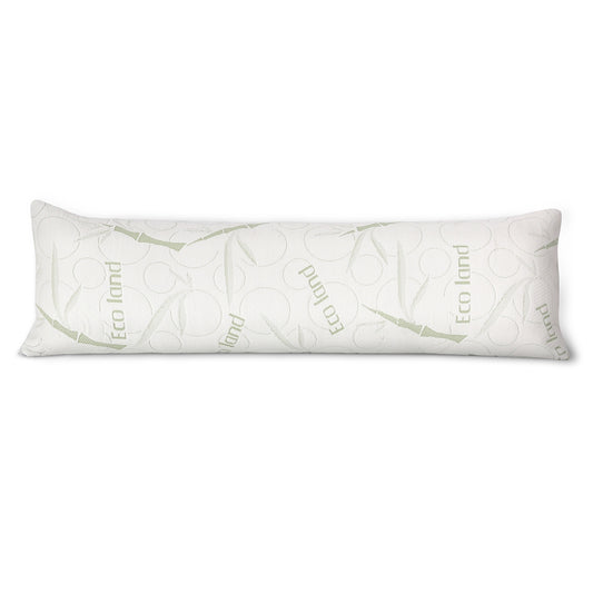 Giselle Bedding Body Support Pillow Bamboo Cover PILLOW-BODY-WH