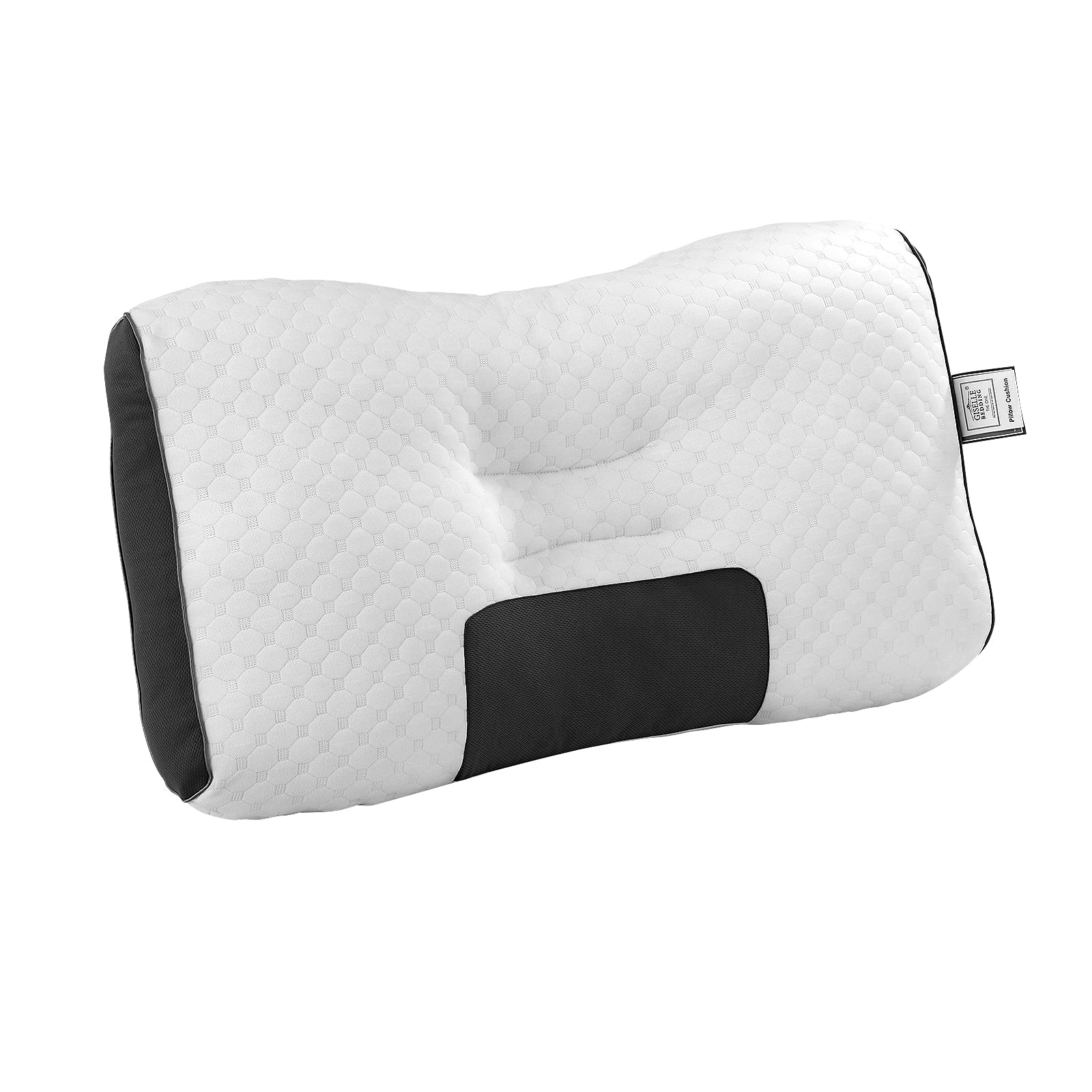 Giselle Bedding Contour Pillow Ergonomic Neck Pillow 48X73CM PILLOW-CON-MICRO-WH