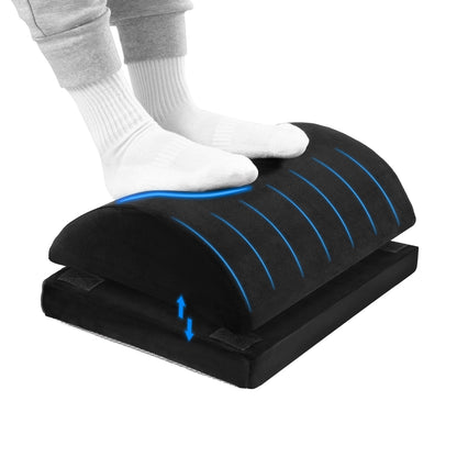 Giselle Memory Foam Footrest Cushion Adjustable Pillow PILLOW-FOOT-AD-BK