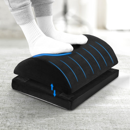 Giselle Memory Foam Footrest Cushion Adjustable Pillow PILLOW-FOOT-AD-BK