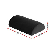 Giselle Memory Foam Footrest Cushion Pillow PILLOW-FOOT-PD-BK