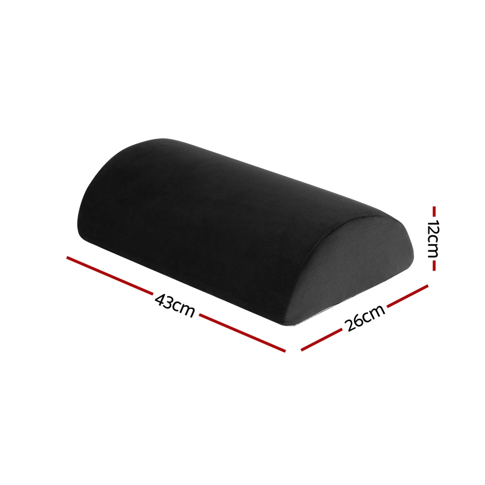 Giselle Memory Foam Footrest Cushion Pillow PILLOW-FOOT-PD-BK