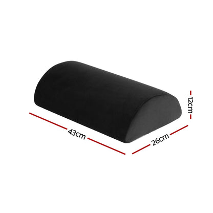 Giselle Memory Foam Footrest Cushion Pillow PILLOW-FOOT-PD-BK