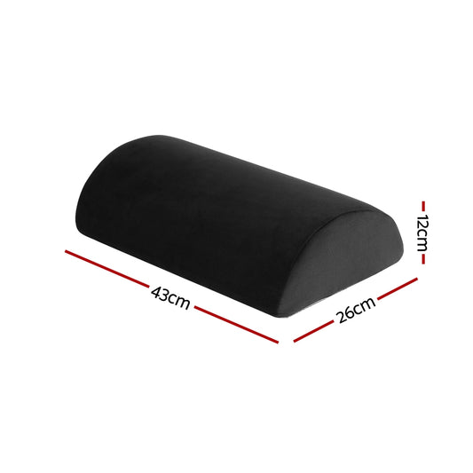 Giselle Memory Foam Footrest Cushion Pillow PILLOW-FOOT-PD-BK