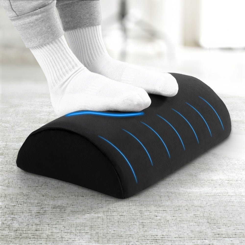Giselle Memory Foam Footrest Cushion Pillow PILLOW-FOOT-PD-BK