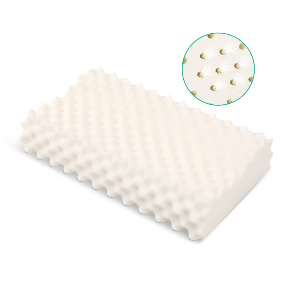 Giselle Bedding Natural Latex Pillow Twin Pack PILLOW-LT-EC-X2