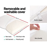 Giselle Bedding Natural Latex Pillow Classic Twin Pack PILLOW-LT-SHED-X2