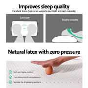Giselle Bedding Natural Latex Pillow Classic Twin Pack PILLOW-LT-SHED-X2