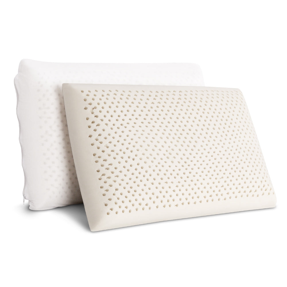 Giselle Bedding Natural Latex Pillow Classic Twin Pack PILLOW-LT-SHED-X2