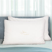 Giselle Bedding Memory Foam Pillow Bamboo Cover Twin Pack PILLOW-MEFO-BAM-S