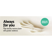 Giselle Memory Foam Pillow Neck Cervical Butterfly Ergonomic Support White PILLOW-MEFO-BTFL-BG