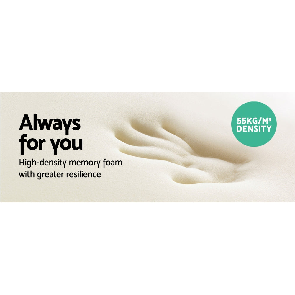 Giselle Memory Foam Pillow Neck Cervical Butterfly Ergonomic Support White PILLOW-MEFO-BTFL-BG