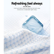Giselle Bedding Memory Foam Contour Pillow Cool Gel PILLOW-MEFO-COOL-WH