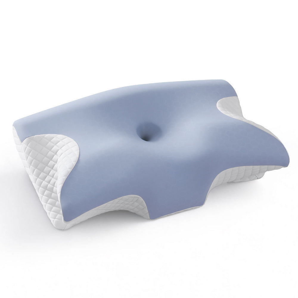 Giselle Bedding Memory Foam Pillow Ergonomic Contour PILLOW-MEFO-ERG-WH