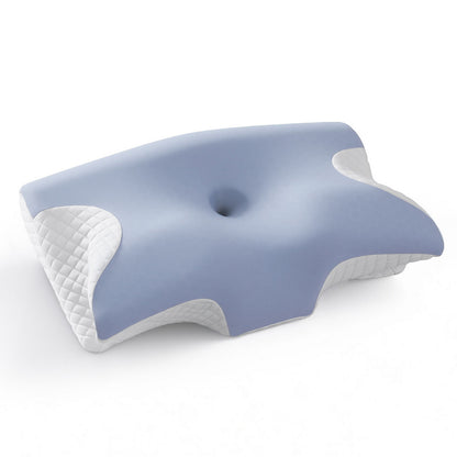 Giselle Bedding Memory Foam Pillow Ergonomic Contour PILLOW-MEFO-ERG-WH