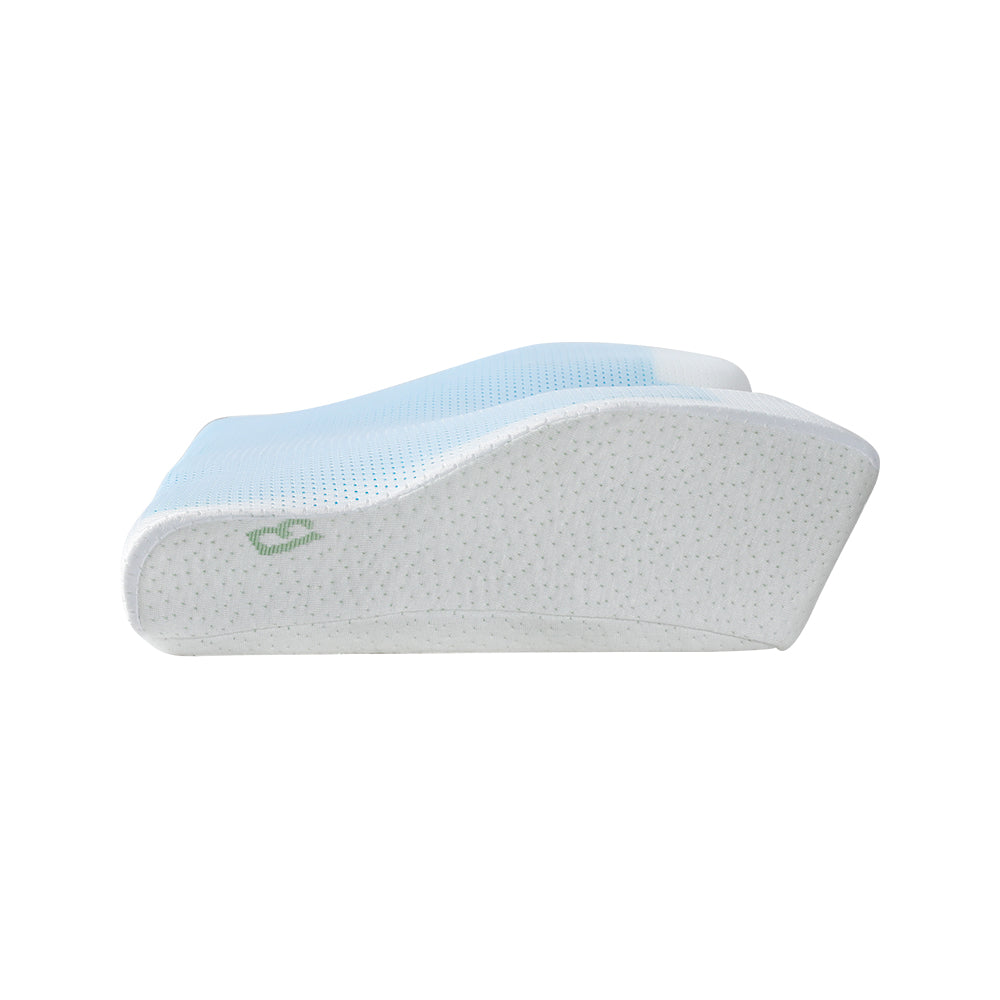 Giselle Cervical Pillow Memory Foam Contour Pillow Neck Support Cool Gel PILLOW-MEFO-GEL-BTFL