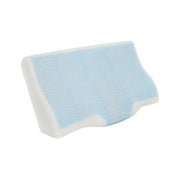 Giselle Cervical Pillow Memory Foam Contour Pillow Neck Support Cool Gel PILLOW-MEFO-GEL-BTFL
