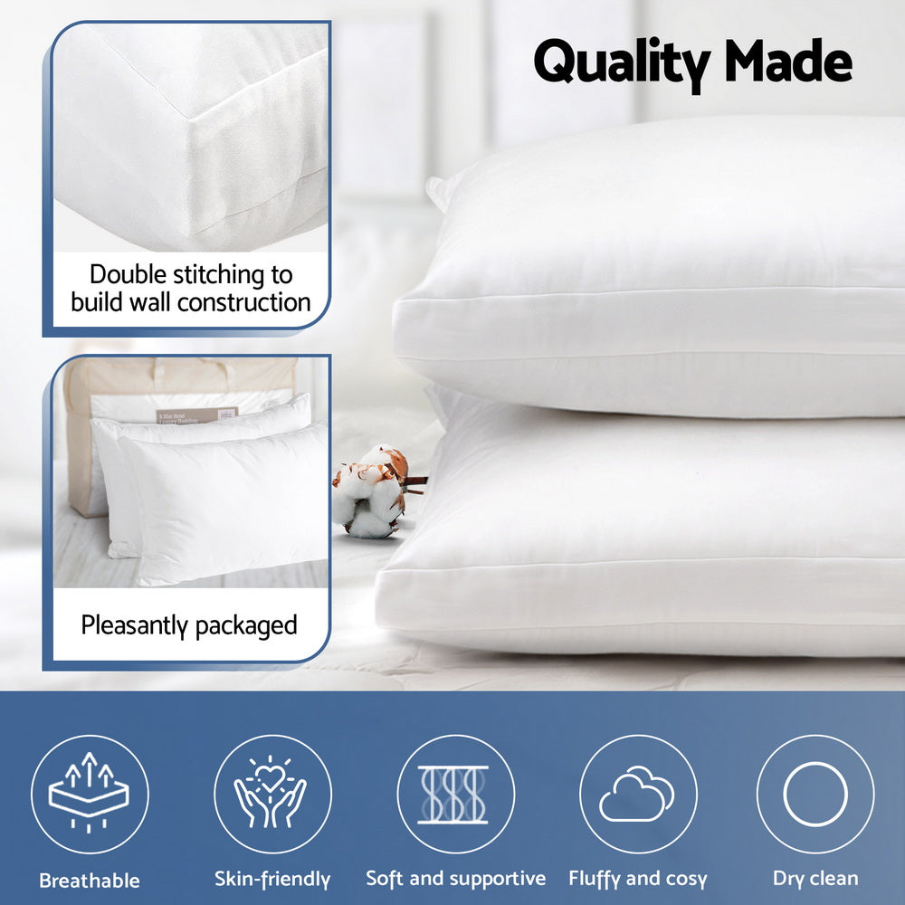 Giselle Bedding Shredded Memory Foam Pillow Adjustable Loft PILLOW-MEFO-SHEDX2