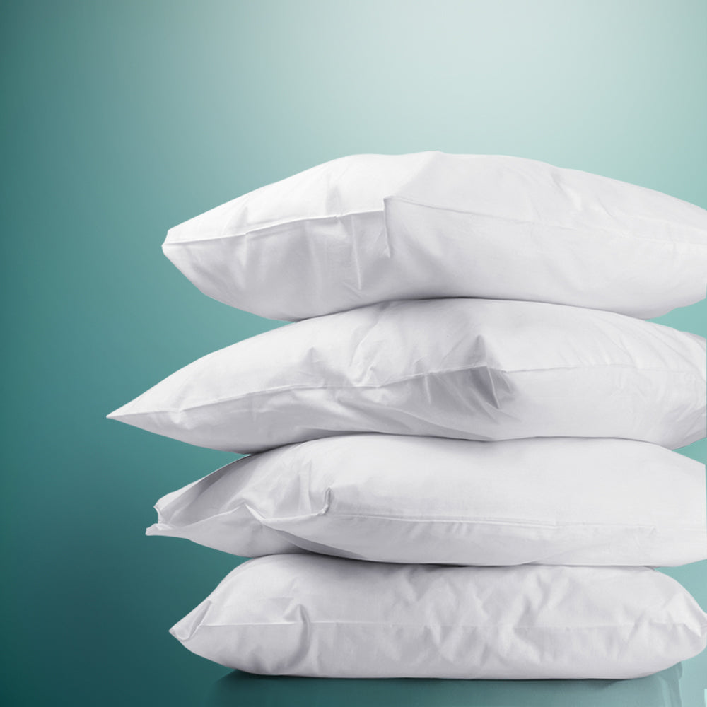 Giselle Bedding 4 Pack Bed Pillow Family Hotel 48X73CM PILLOW-MICRO-2M2F
