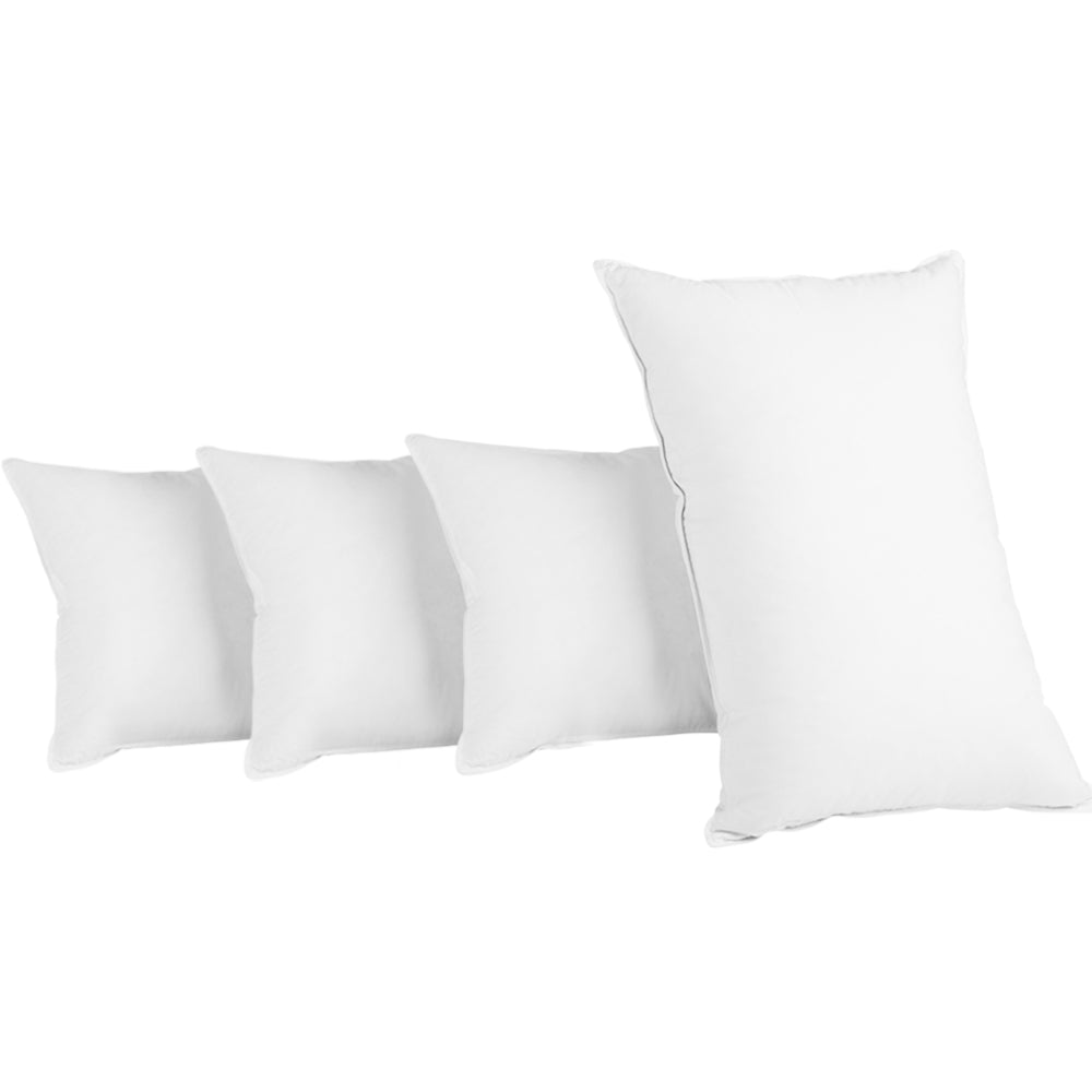 Giselle Bedding 4 Pack Bed Pillow Family Hotel 48X73CM PILLOW-MICRO-2M2F