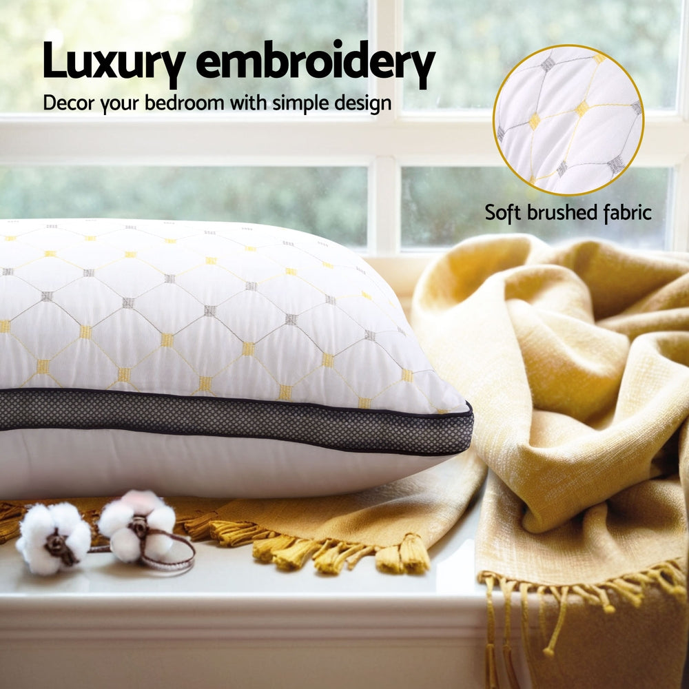Giselle Bedding Pillows Microfibre Pillow PILLOW-MICRO-4873