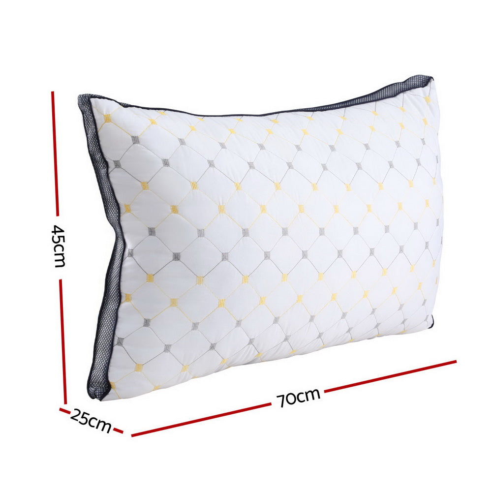 Giselle 2pcs Pillows Microfibre PILLOW-MICRO-4873X2