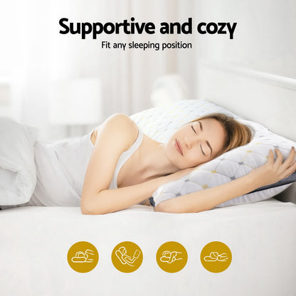 Giselle 2pcs Pillows Microfibre PILLOW-MICRO-4873X2