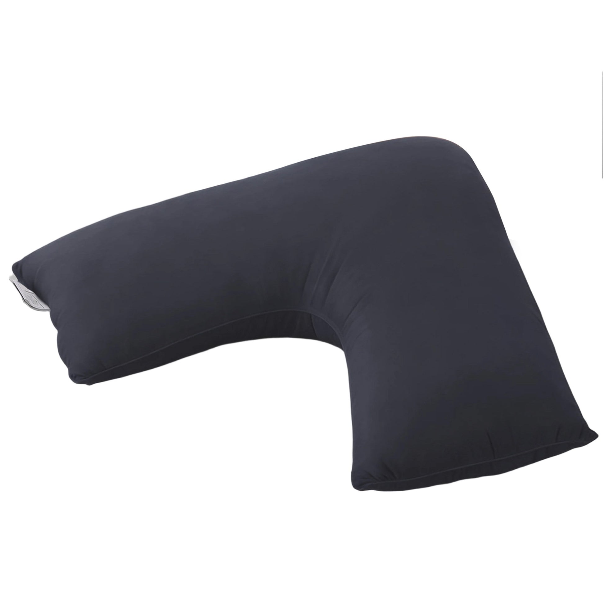 Giselle V Shape Pillow Boomerang Nursing Body Cushion Grey PILLOW-MICRO-V-GY