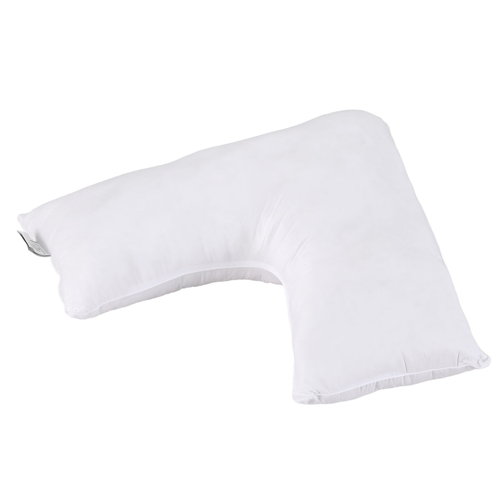 Giselle V Shape Pillow Boomerang Nursing Body Cushion PILLOW-MICRO-V-WH