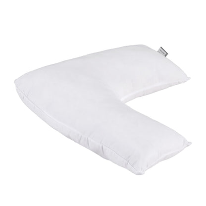 Giselle V Shape Pillow Boomerang Nursing Body Cushion PILLOW-MICRO-V-WH