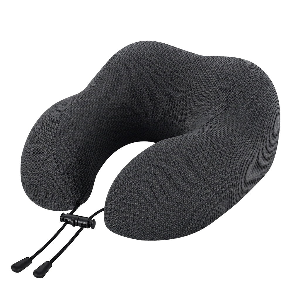 Giselle Bedding Travel Neck Pillow U-Shape Support Memory Foam Plane Car Cushion PILLOW-NECK-BK