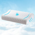 Giselle Memory Foam Pillow Contour Neck PILLOW-PC06-WH