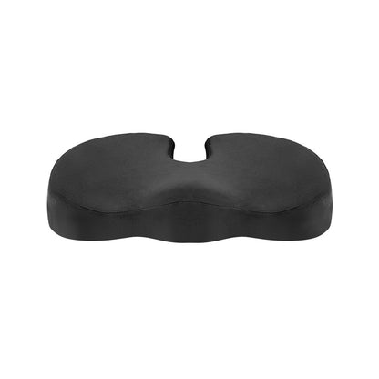 Giselle Bedding Seat Cushion Memory Foam Pillow Back Pain Relief Chair Pad Black PILLOW-SEAT-BK