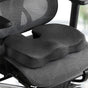 Giselle Bedding Seat Cushion Memory Foam Pillow Back Pain Relief Chair Pad Black PILLOW-SEAT-BK