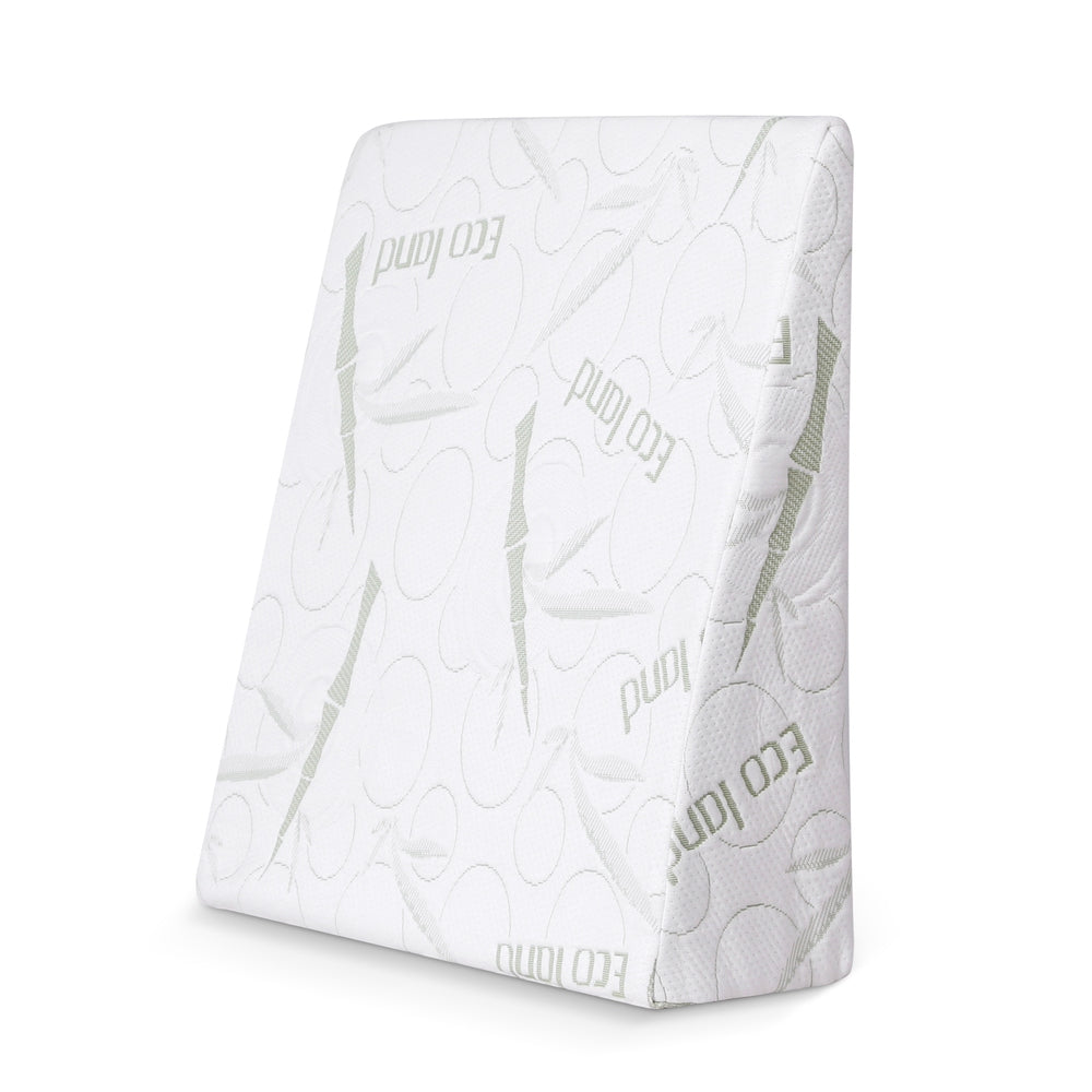 Giselle Bedding Wedge Pillow Gel Memory Foam Ergonomic Support Bamboo Cover PILLOW-WEDGE-BAM-10
