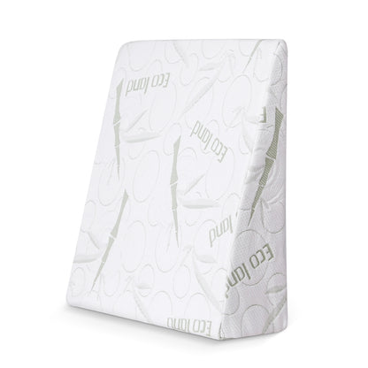 Giselle Bedding Wedge Pillow Gel Memory Foam Ergonomic Support Bamboo Cover PILLOW-WEDGE-BAM-10