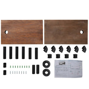 Artiss Floating DIY Pipe Shelf Set of 2 - IVOR PIPE-45-1LVL-HALFX2