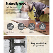 Artiss Floating DIY Pipe Shelf - IVES PIPE-61-1LVL-RACK