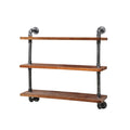 Artiss Floating DIY Pipe Shelf 3 Tiers - ISSA PIPE-92-3LVL-WALL