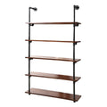 Artiss Floating DIY Pipe Shelf 5 Tiers - ISSA PIPE-92-5LVL-WALL