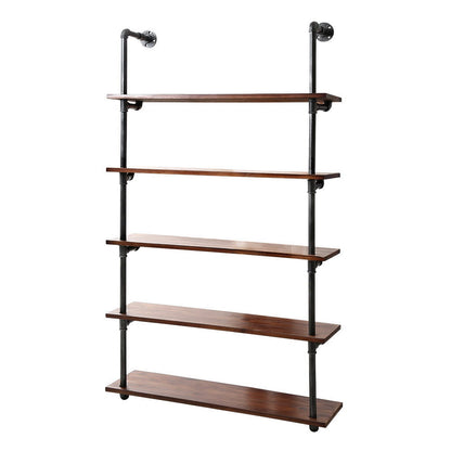 Artiss Floating DIY Pipe Shelf 5 Tiers - ISSA PIPE-92-5LVL-WALL