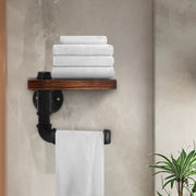 Artiss Floating DIY Pipe Shelf Toilet Paper Holder PIPE-DIY-PAPER