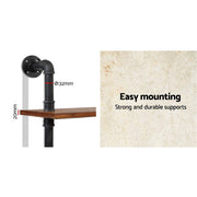 Artiss Floating DIY Pipe Shelf 6 Tiers - IRA PIPE-DIY-SHELF-90