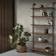 Artiss Floating DIY Pipe Shelf 6 Tiers - IRA PIPE-DIY-SHELF-90