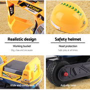 Keezi Ride On Car Toys Kids Excavator Digger Sandpit Bulldozer Car Pretend Play PLAY-CAR-DIGGER