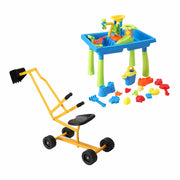 Keezi Ride On Digger with Sand and Water Table Sandpit Toys Set PLAY-DIGGER-WIND