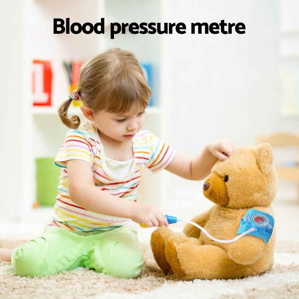 Keezi Kids Doctor Nurse Medical Case Pretend Play Set Stethoscope Medicine Toys PLAY-DOCTOR-WH