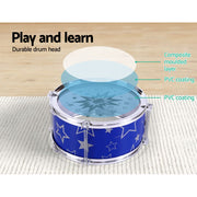 Keezi 11 Piece Kids Drum Set PLAY-DRUM-8