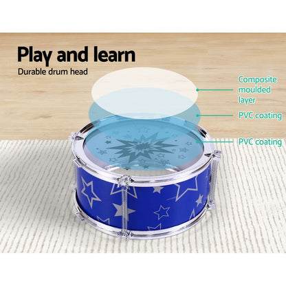 Keezi 11 Piece Kids Drum Set PLAY-DRUM-8